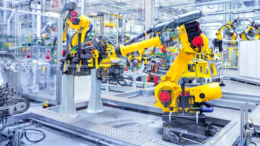 Roboteranlage in der Industrie