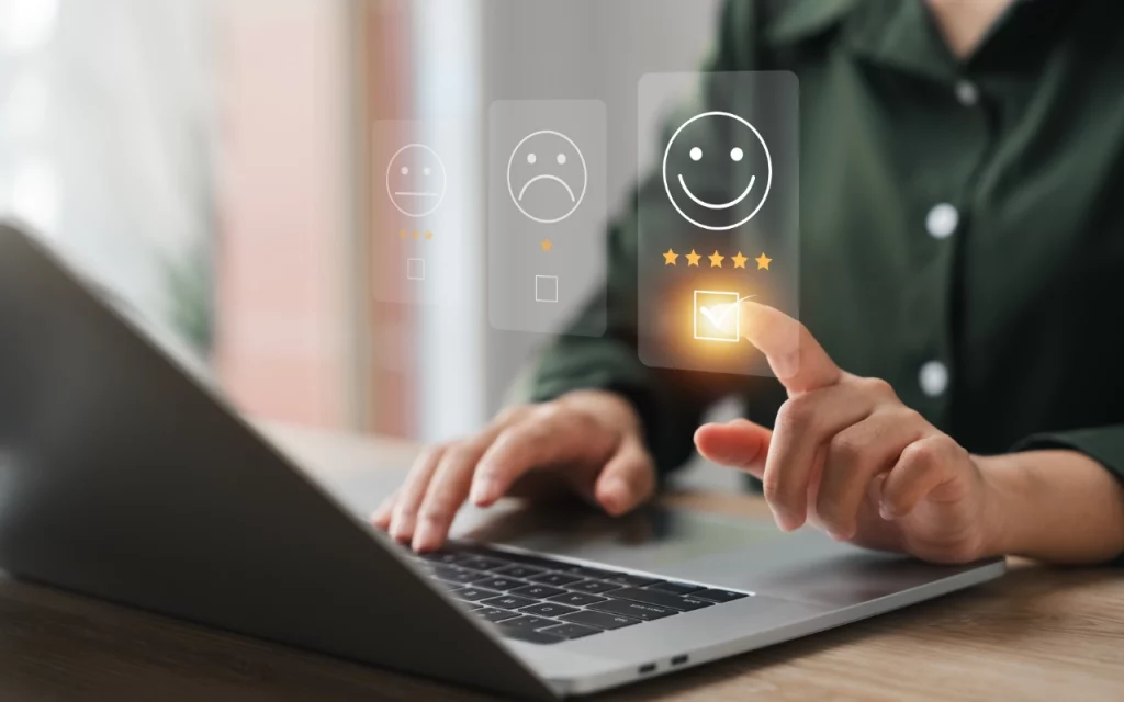 Es wird eine Bewertung abgegeben