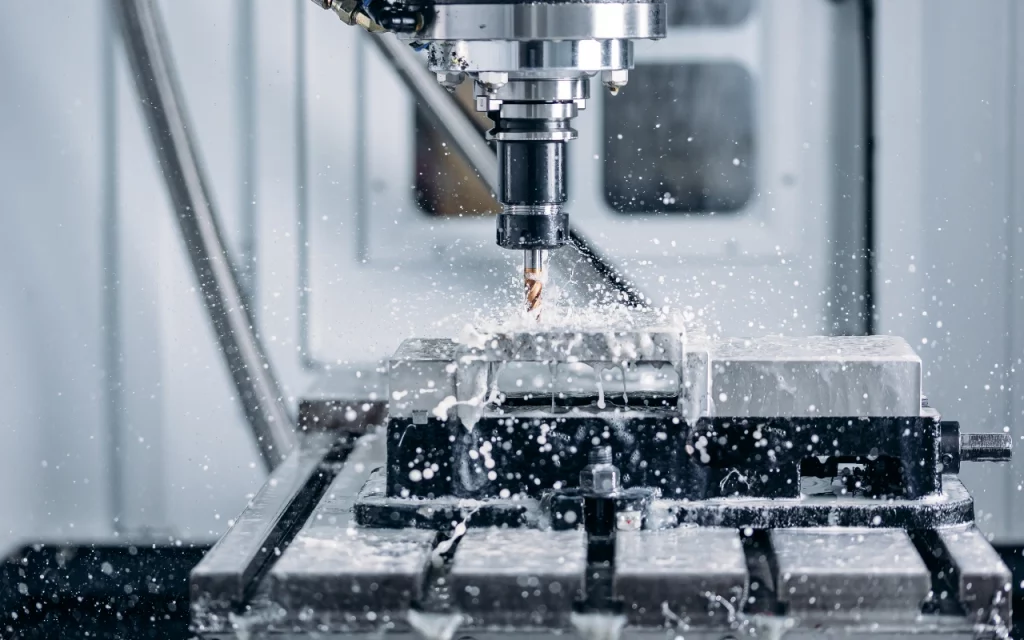 CNC-Fräse im Einsatz